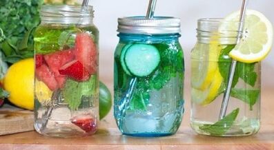 ejemplo de menú dietético para beber durante 7 días